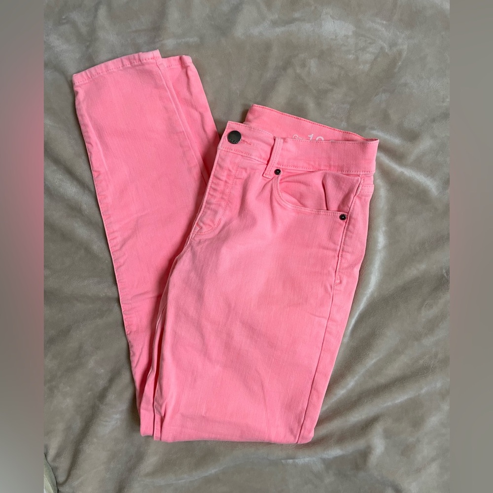 Women’s neon gap skinny jeans